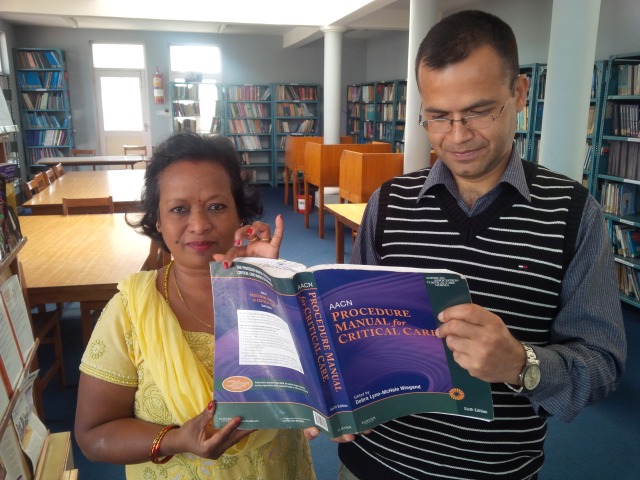 CCNEPal continues to partner with Lalitpur Nursing Campus in Sanepa to maintain the Library. LNC has an inclusive policy of sharing their books with other nursing schools and nurses. One donation was the most recent 