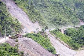 mugling road landslide